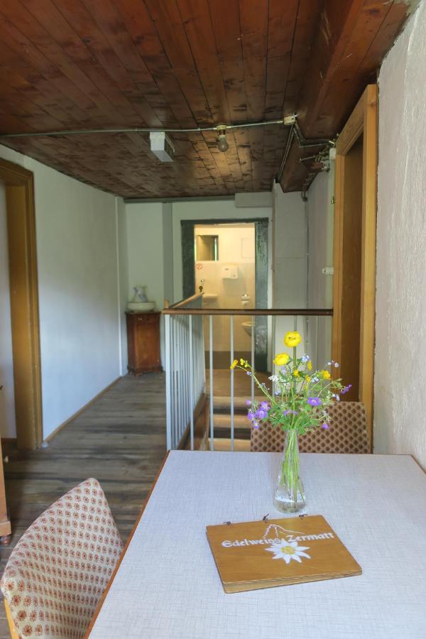 Edelweiss Mountain Guest House - 1 Hour Hike Up From Zermatt Station - On Hiking Trail - No Transport 外观 照片